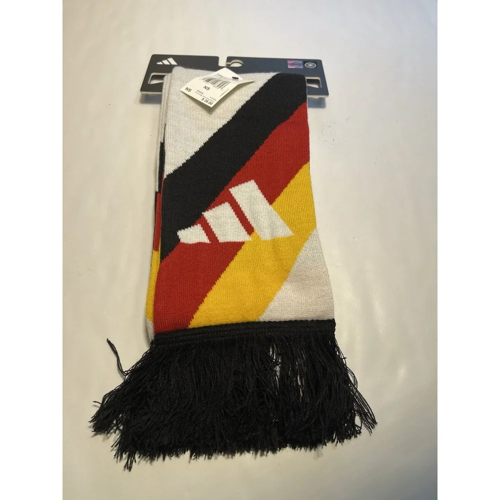 Adidas Germany Scarf Logo And Crest Unisex German Flag Colors NWT